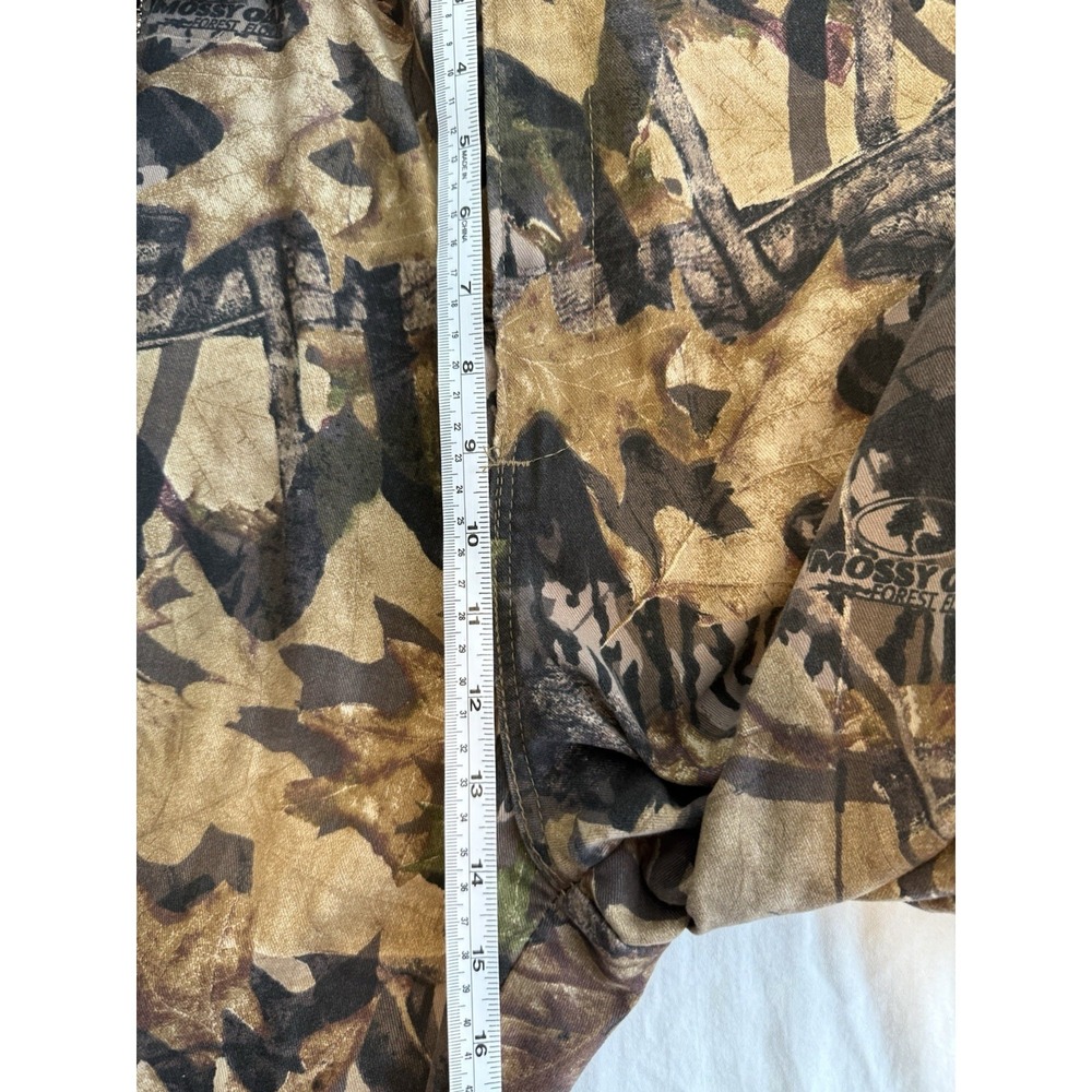 Vintage Jerzees Outdoors Mossy Oak Forest Floor Camo Hunting Pants XXL Regular - Picture 10 of 10